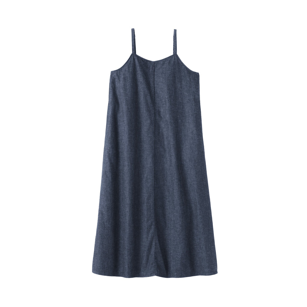 Kapok Blend Denim Cami Dress