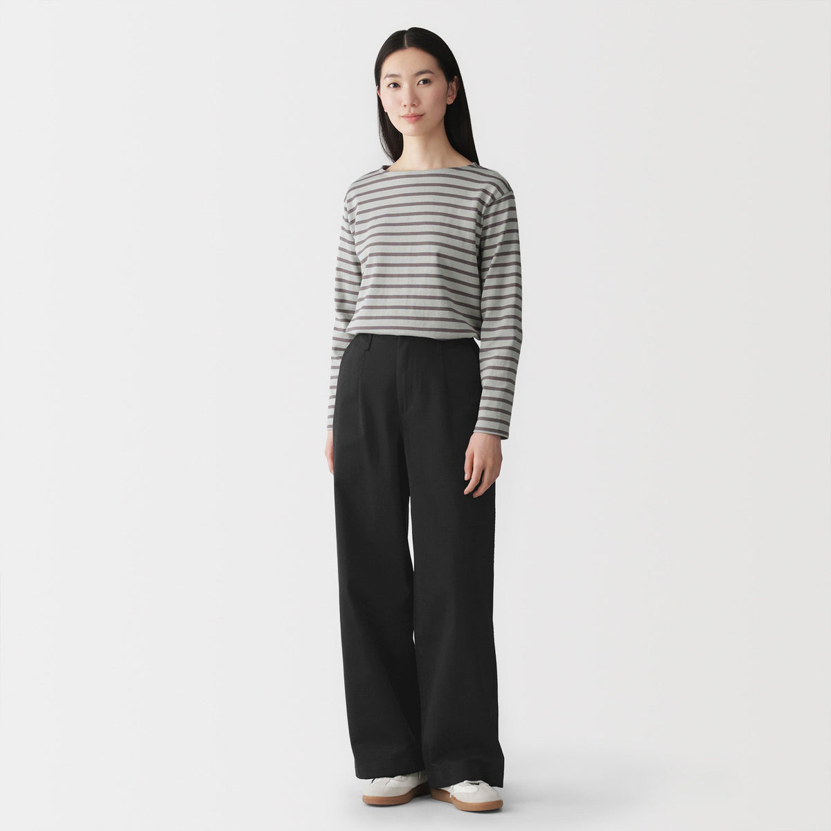 Chino Darted Wide Pants