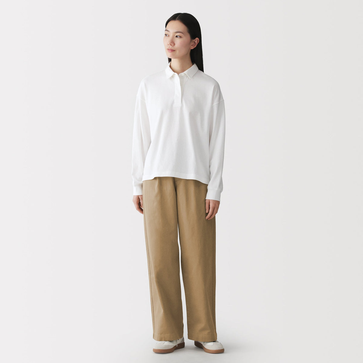 Chino Darted Wide Pants