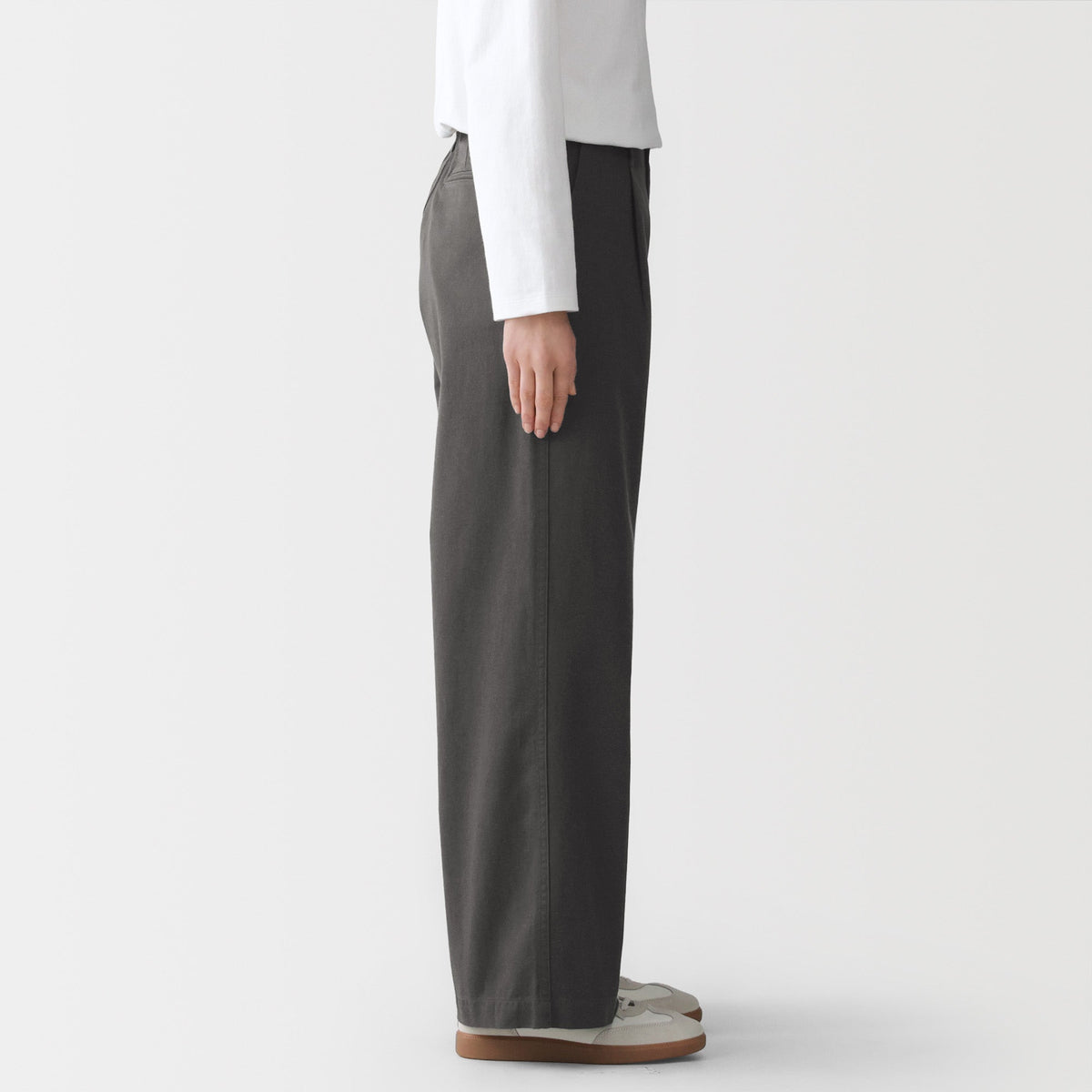 Chino Darted Wide Pants