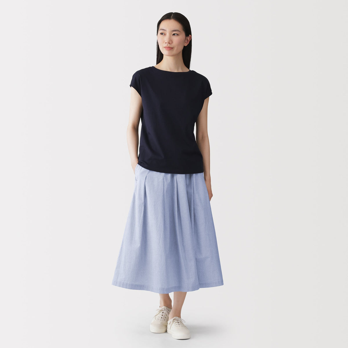 Cool Touch Gathered Skirt