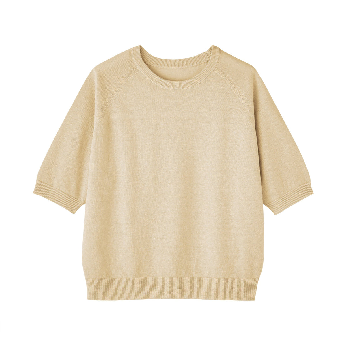 Linen Half Sleeve Sweater