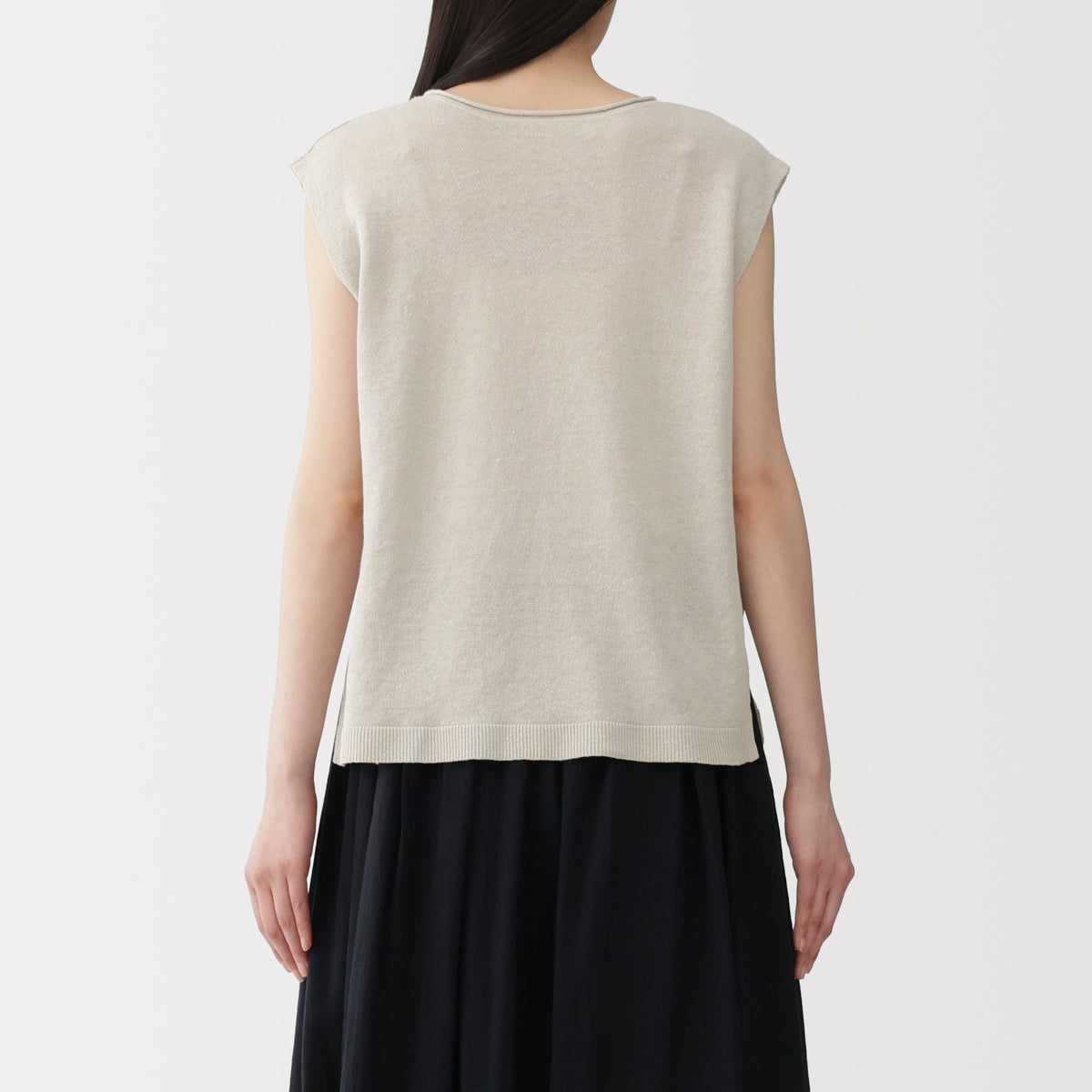 Linen Sleeveless Sweater