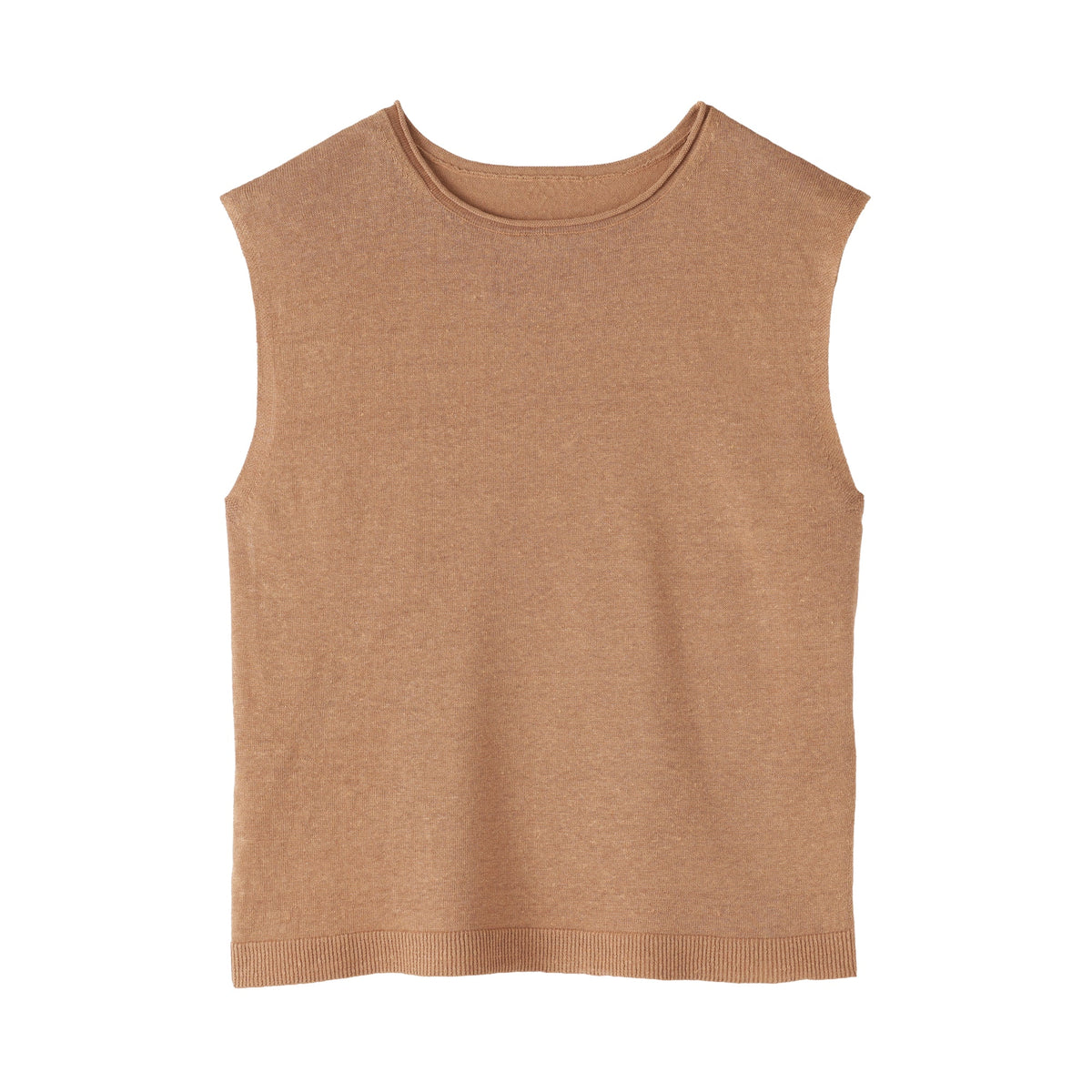 Linen Sleeveless Sweater