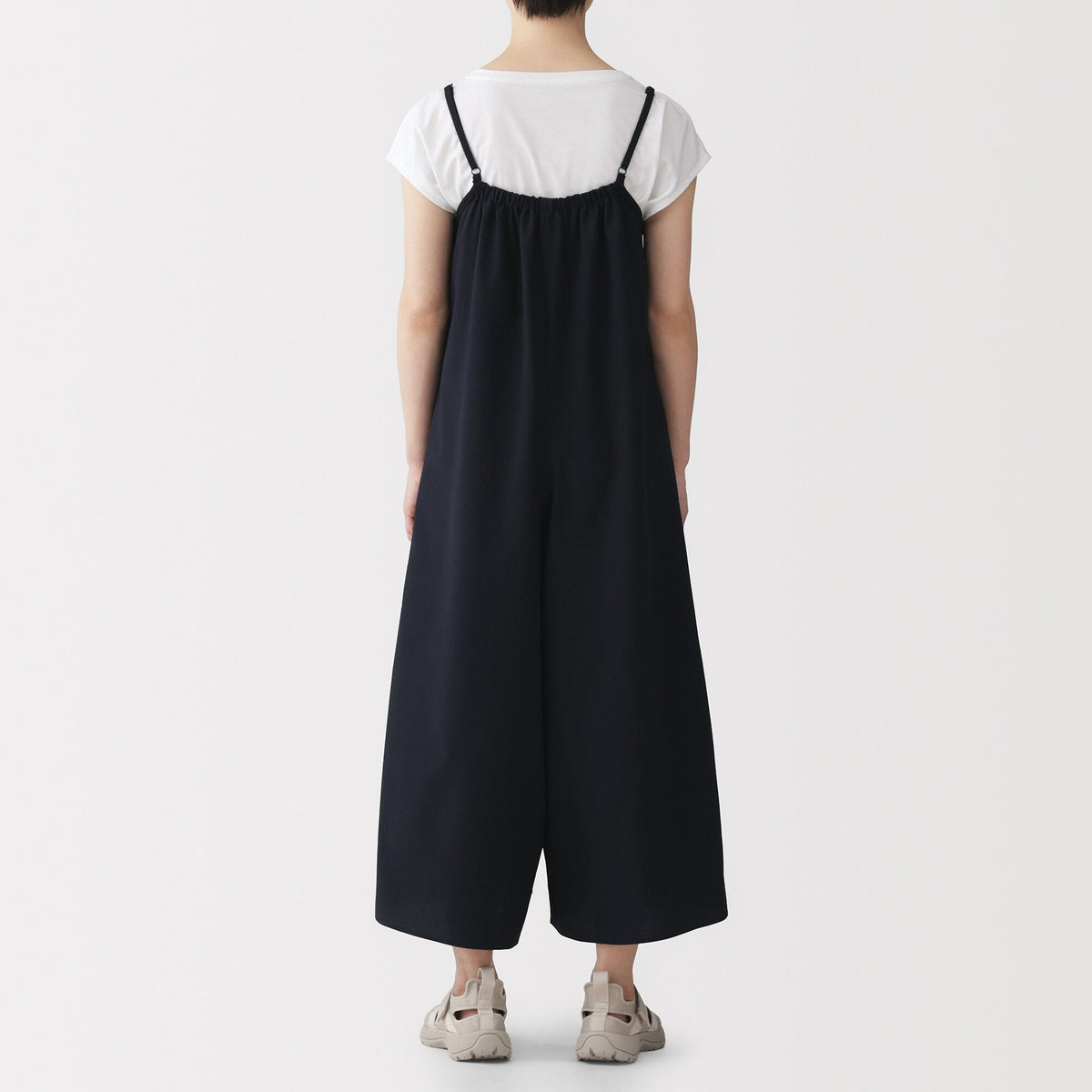 Breathable Seersucker Cami Jumpsuit