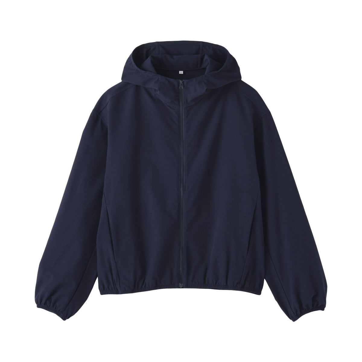 Breathable Seersucker Zip Hoodie