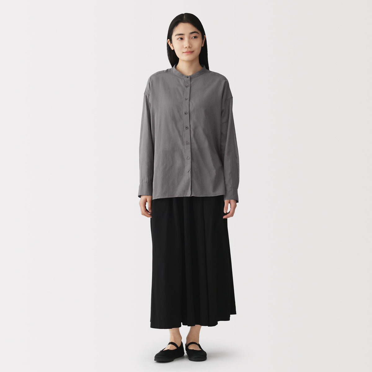 High-Twist Cotton Sheer Shirt