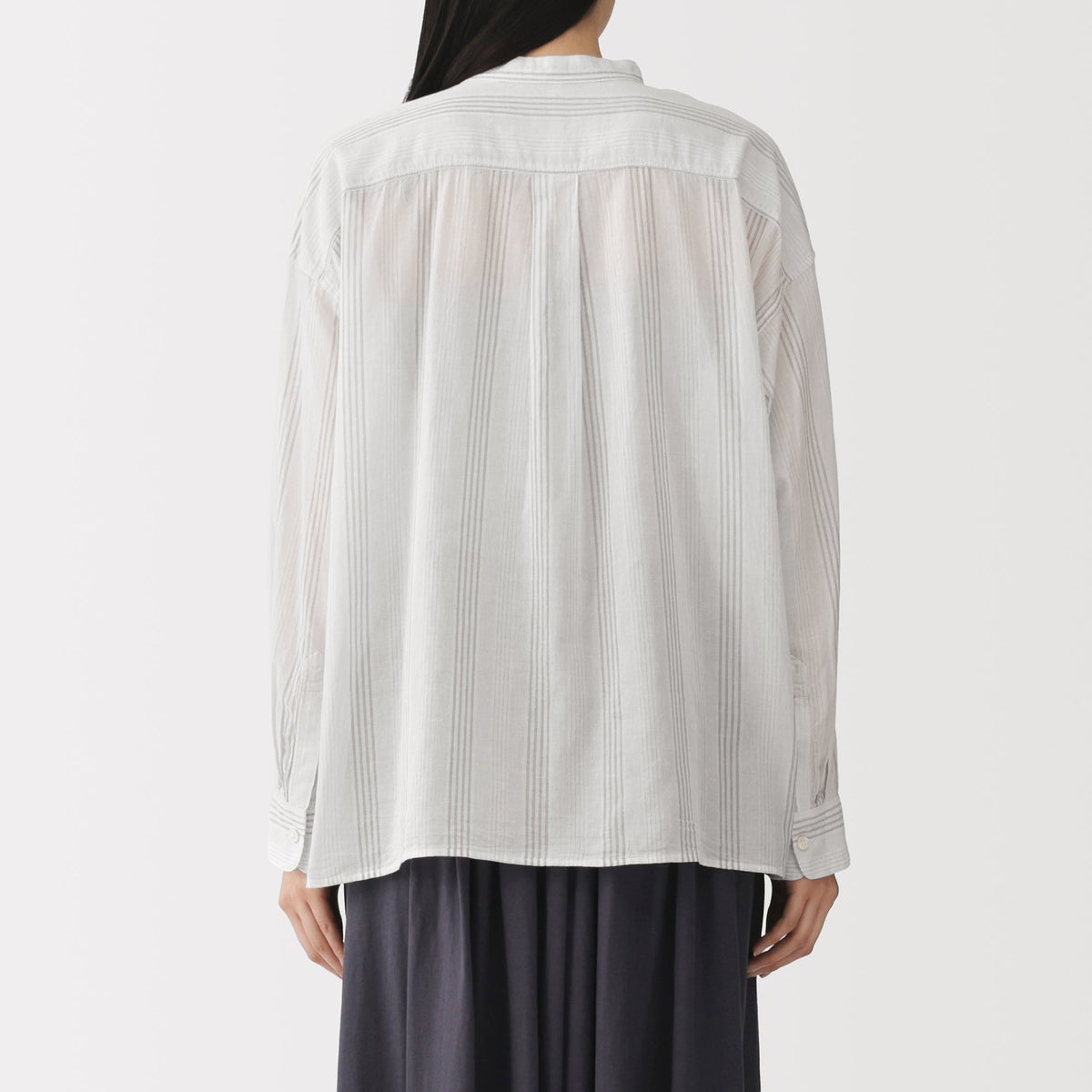 High-Twist Cotton Sheer Shirt