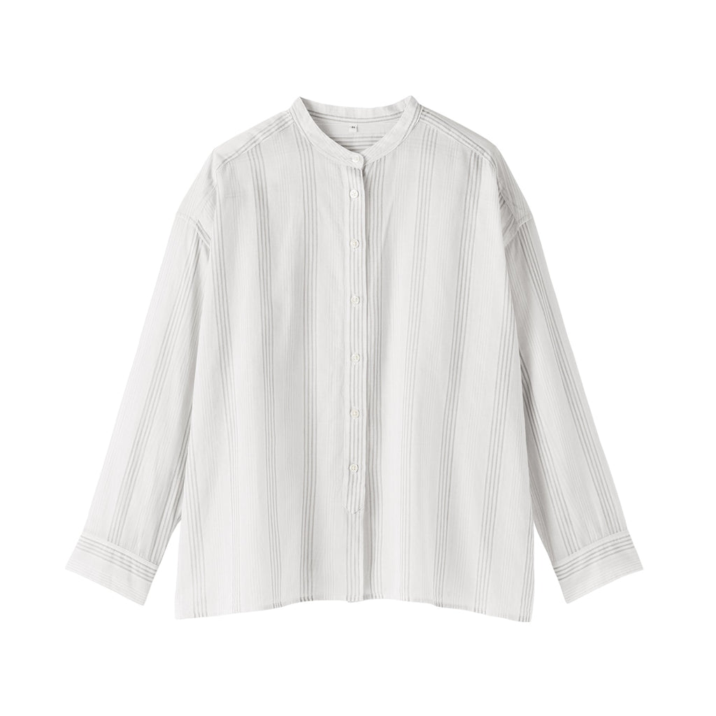High-Twist Cotton Sheer Shirt