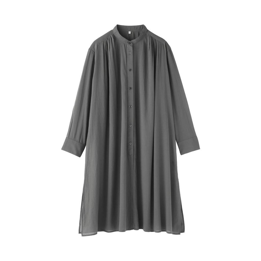 High-Twist Cotton Sheer Dress
