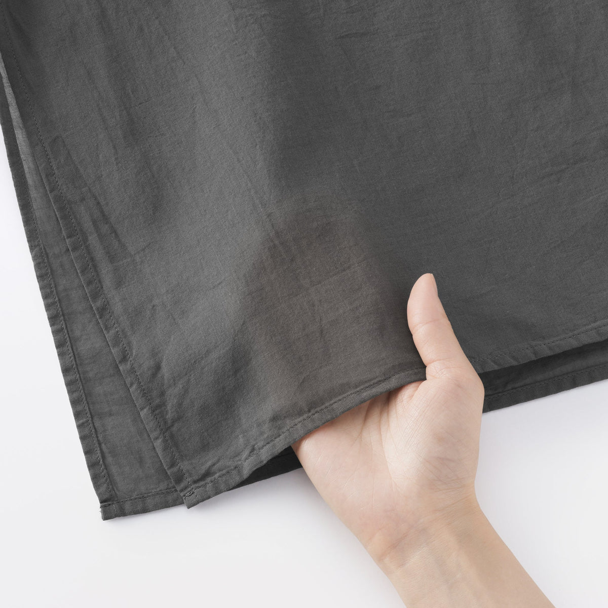 High-Twist Cotton Sheer Dress