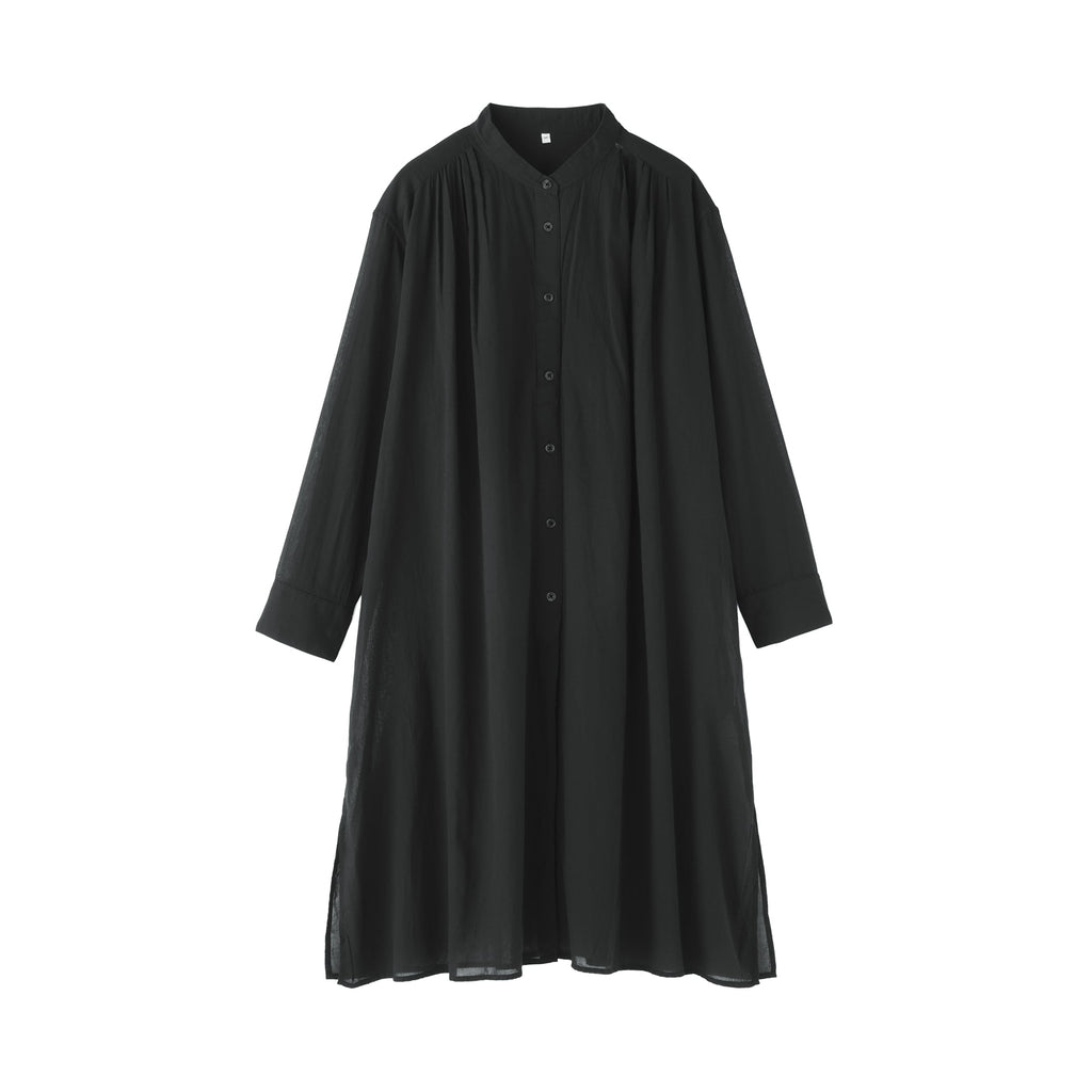 High-Twist Cotton Sheer Dress