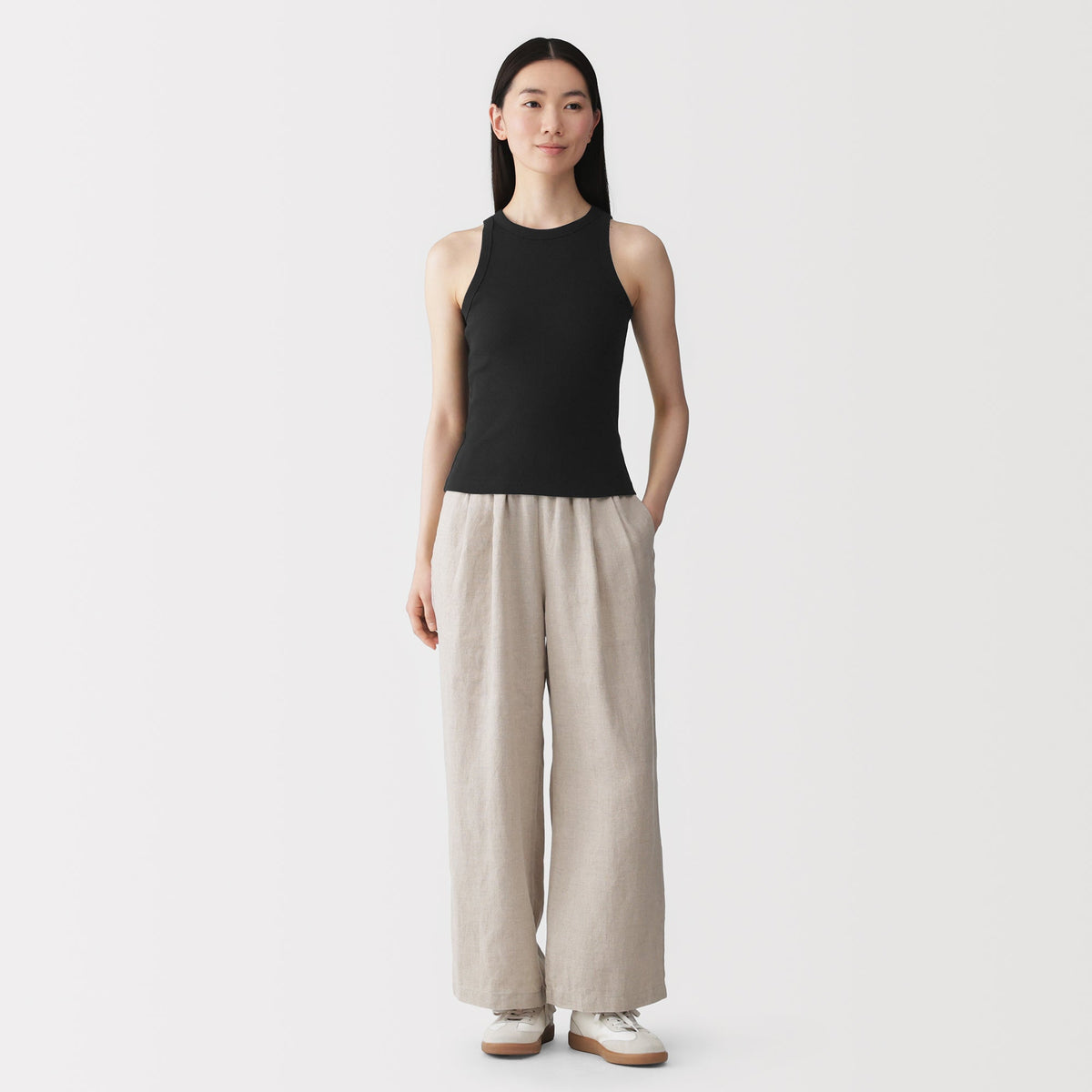 Lyocell Blend Rib Tank Top