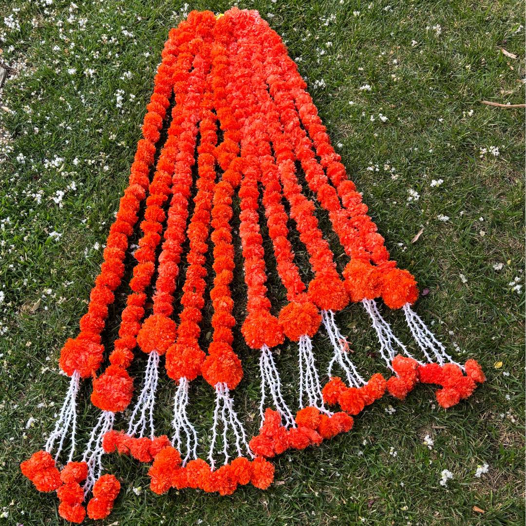 Marigold Ball Garland Set of 10 - 5FT, 2FT or Chandelier