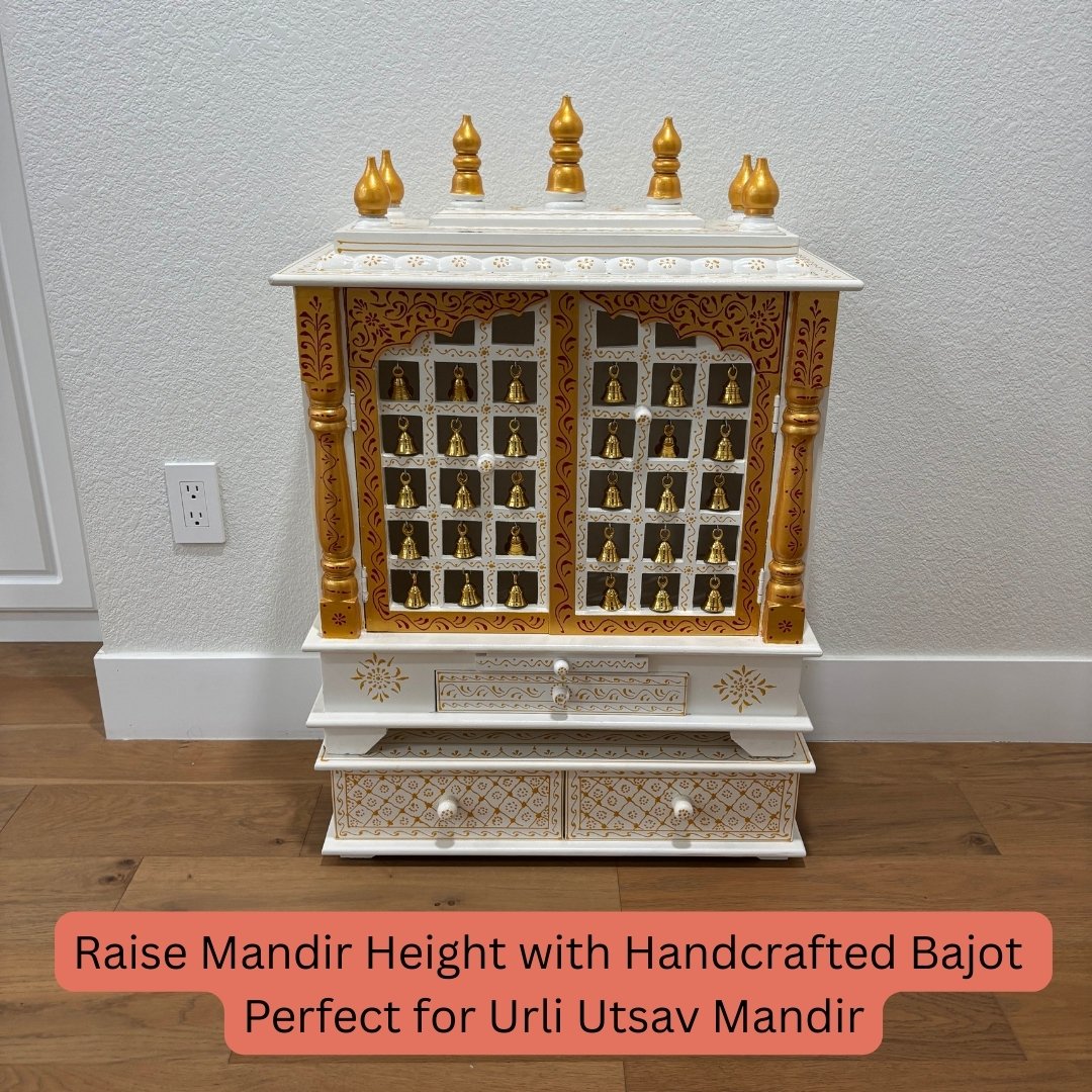 Pooja Bajot with Two Storage Drawers