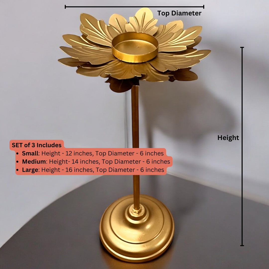 Standing T-light Holder - Set of 3