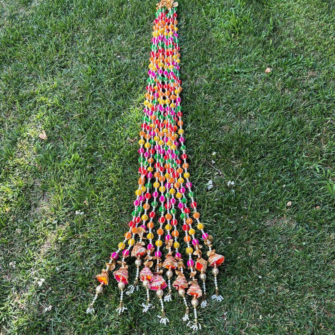 Woolen Bead and Pearl Gota Garland Set of 10 - 2FT or 5FT