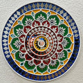 16-Inch Lippan Wall Art - Dot Mandala Mud & Mirror, 5 Colours