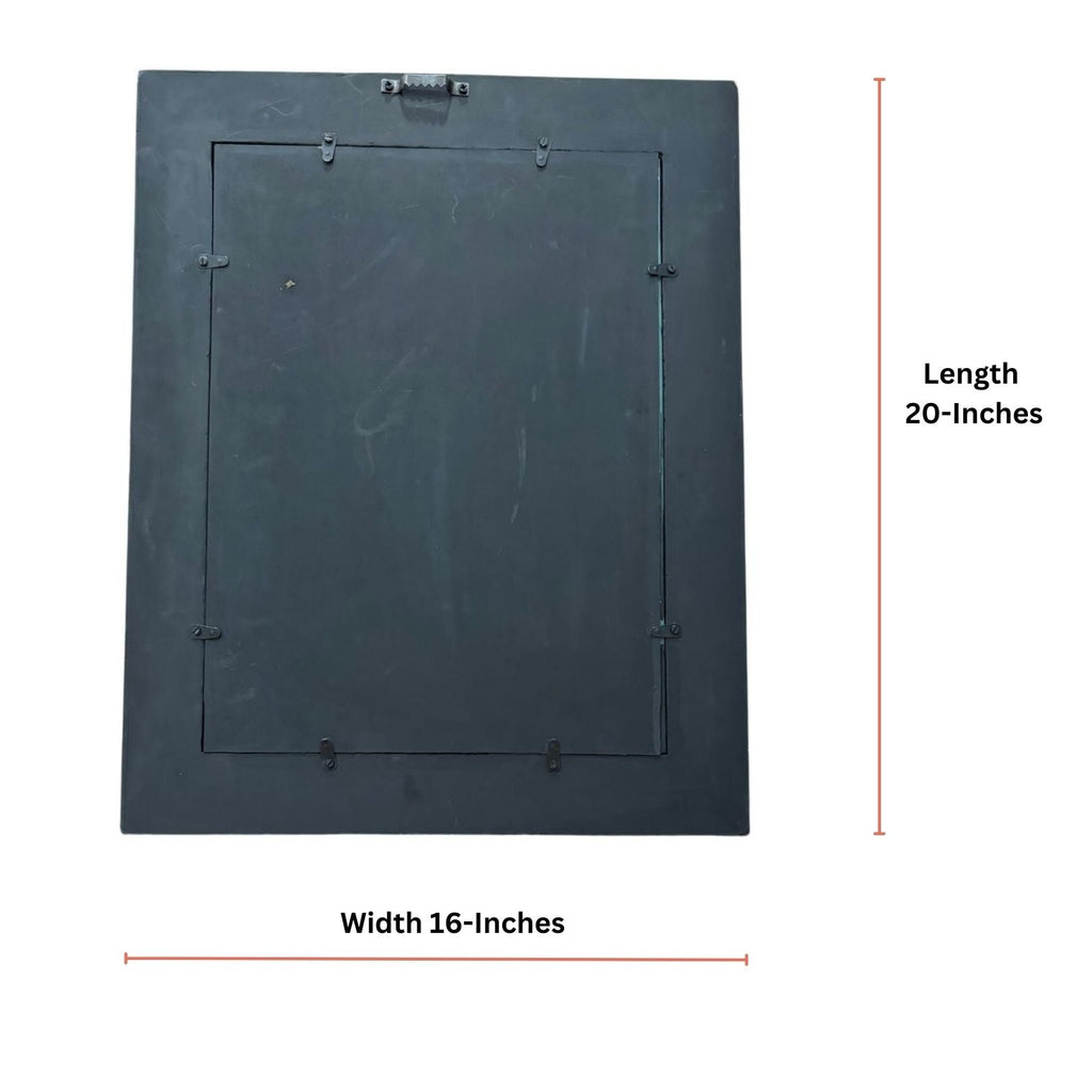 Large Jharokha Wall Mirror – 20x16 Inches, 7 Colours