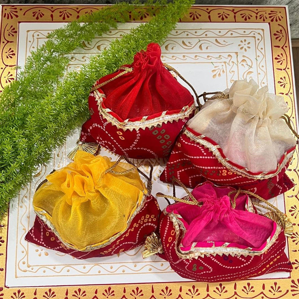 Gold Jali T-Light Lanterns - Set of 4 Pierced Metal Diyas