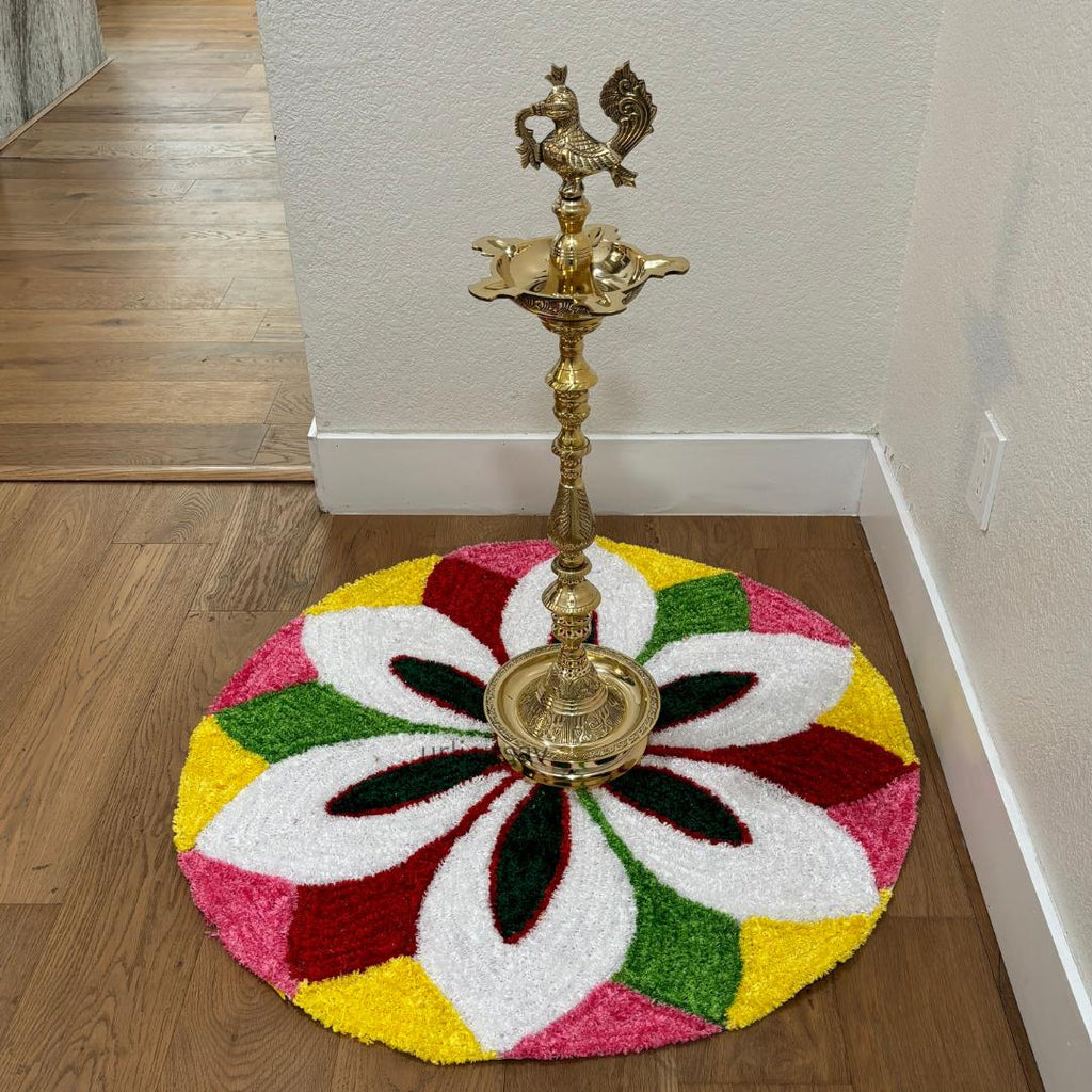 Rangoli Mat - Reusable Diwali Floor Decor, 3FT or 4FT