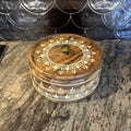 Wooden Roti Box with Lid - 9-Inch Mango Wood Chapati Keeper