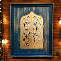 Thunderstorm Blue Ridge Jharokha Wall Art – Opening Doors, 20x16