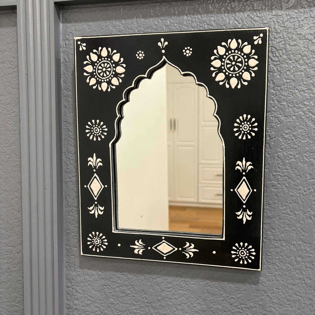 Indian Jharokha Mirror 12x10 – 6 Floral Colourways