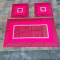 Banarasi Brocade Pooja Aasan Set - 54x36 Runner & Two Mats