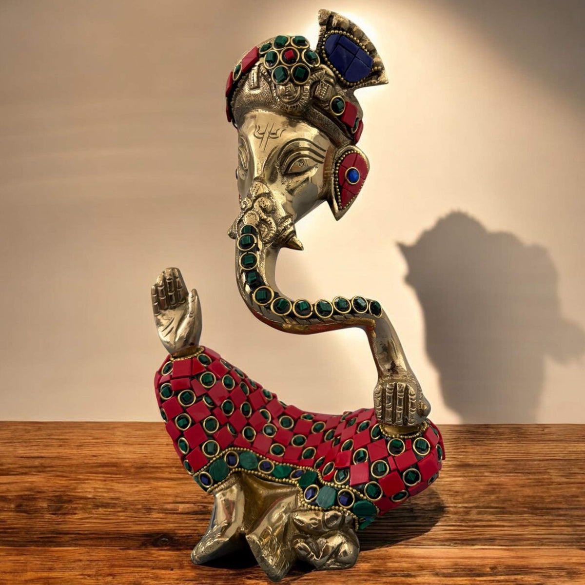 Brass Ganesha Statue – Large Handcrafted Ganesh Idol in 3 Designs
