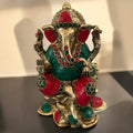 Brass Ganesha Statue – Large Handcrafted Ganesh Idol in 3 Designs