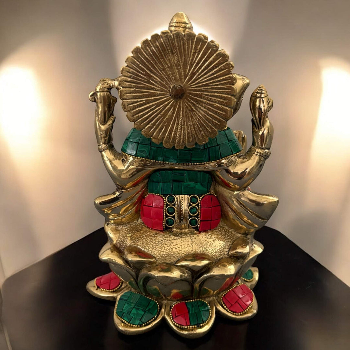 Brass Ganesha Statue – Large Handcrafted Ganesh Idol in 3 Designs