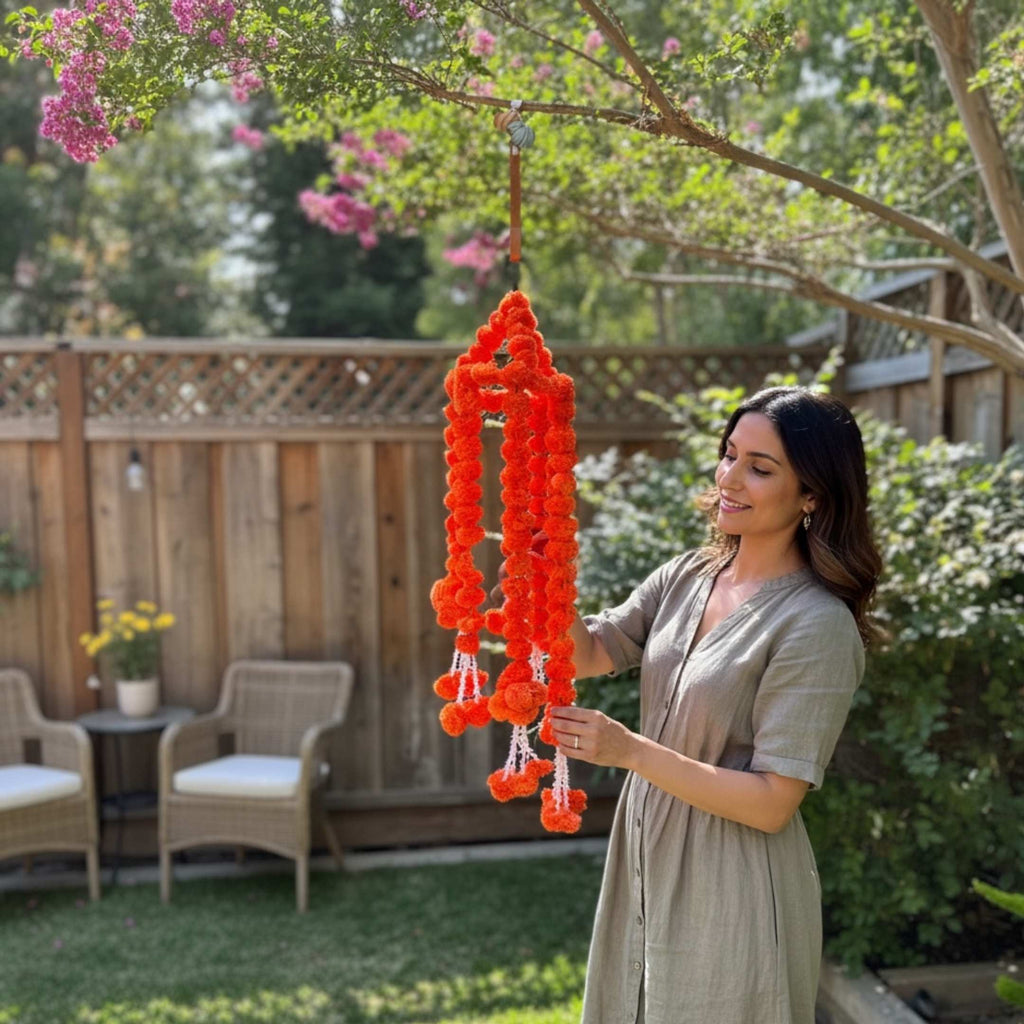 Marigold Ball Garland Set of 10 - 5FT, 2FT or Chandelier