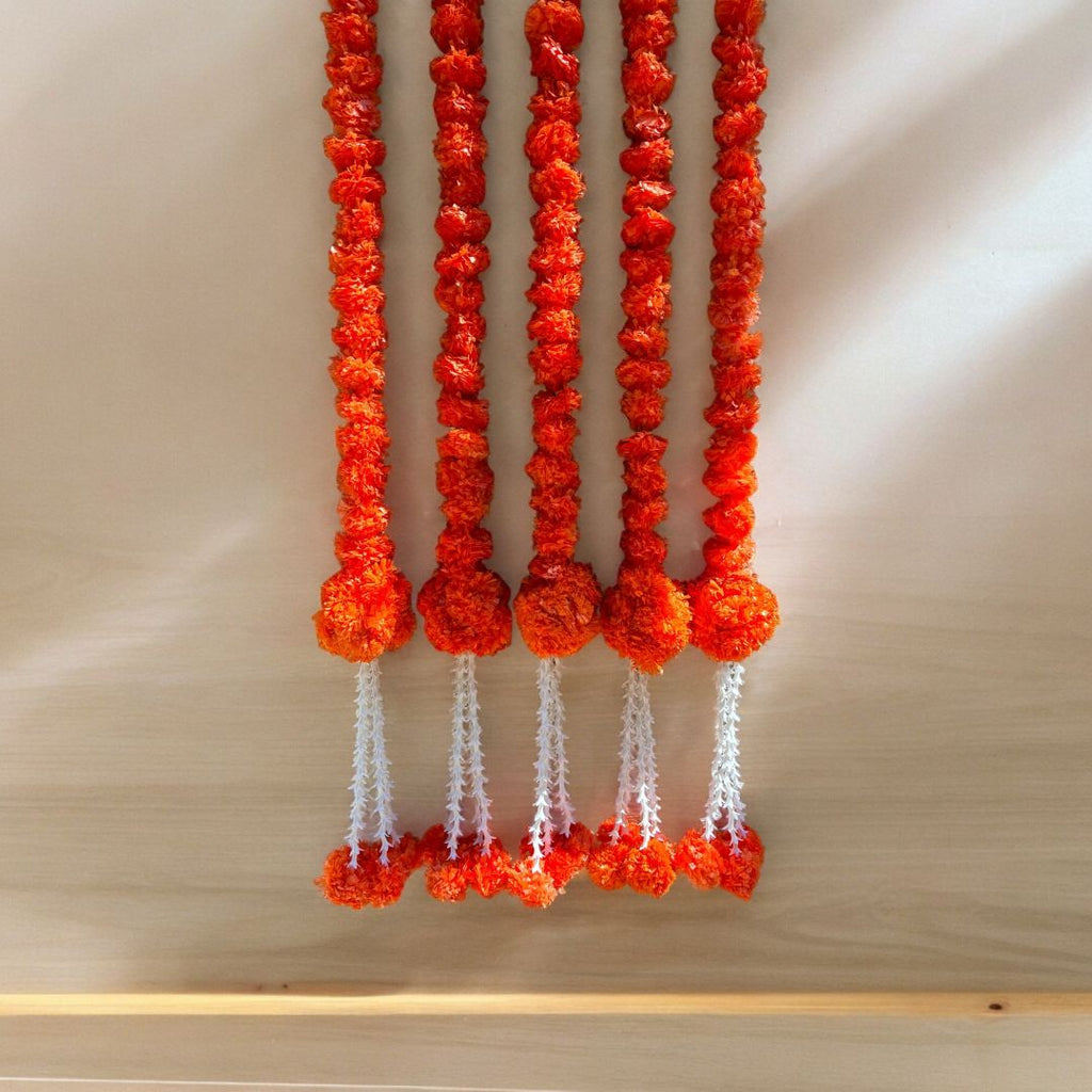 Marigold Ball Garland Set of 10 - 5FT, 2FT or Chandelier