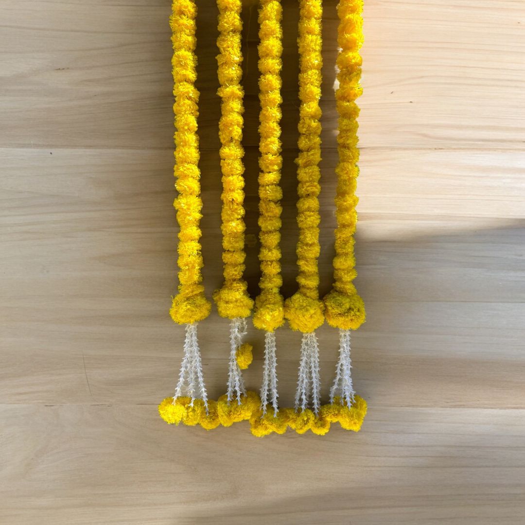 Marigold Ball Garland Set of 10 - 5FT, 2FT or Chandelier