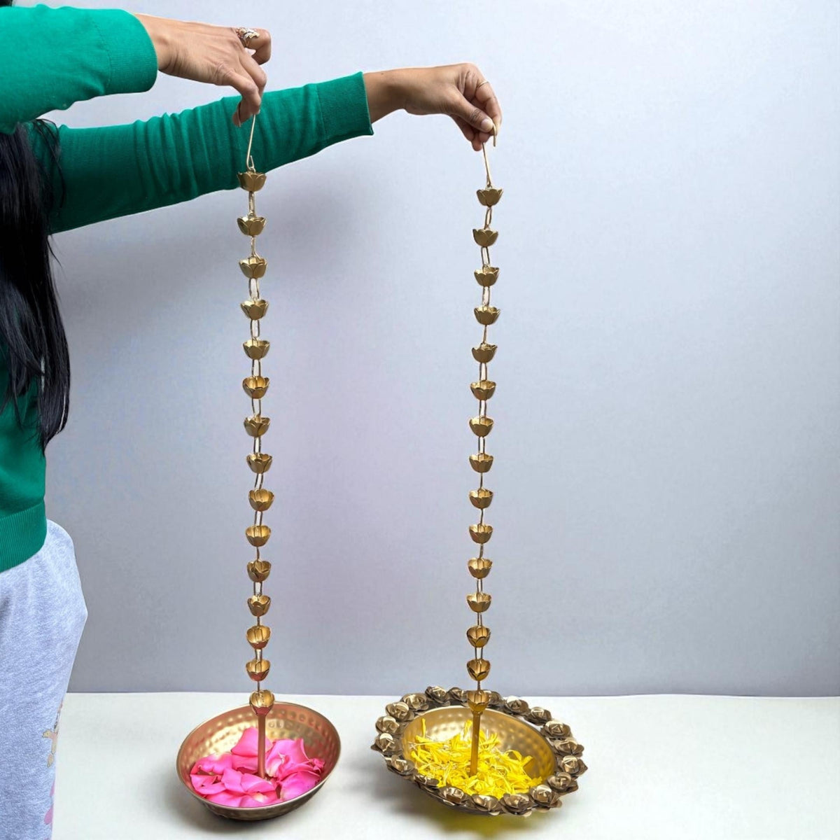 Hammered Hanging Urli Bowl – Entrance Decor
