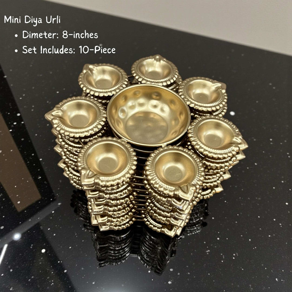 Mini Diya Urlis (Set of 10 ) - Desi Bulk Return Gifts