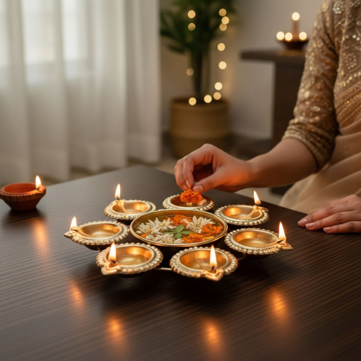 Mini Diya Urlis (Set of 10 ) - Desi Bulk Return Gifts