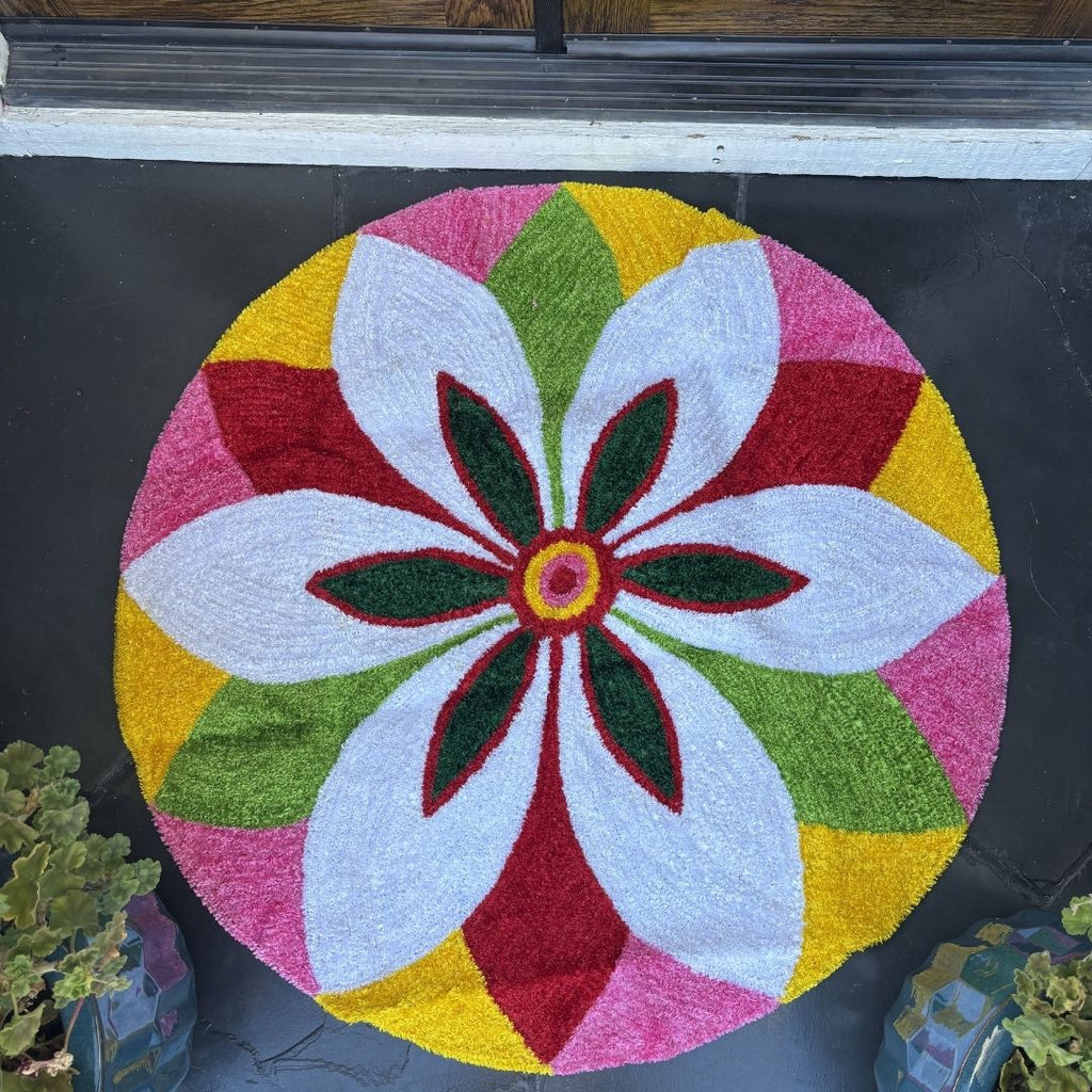 Rangoli Mat - Reusable Diwali Floor Decor, 3FT or 4FT