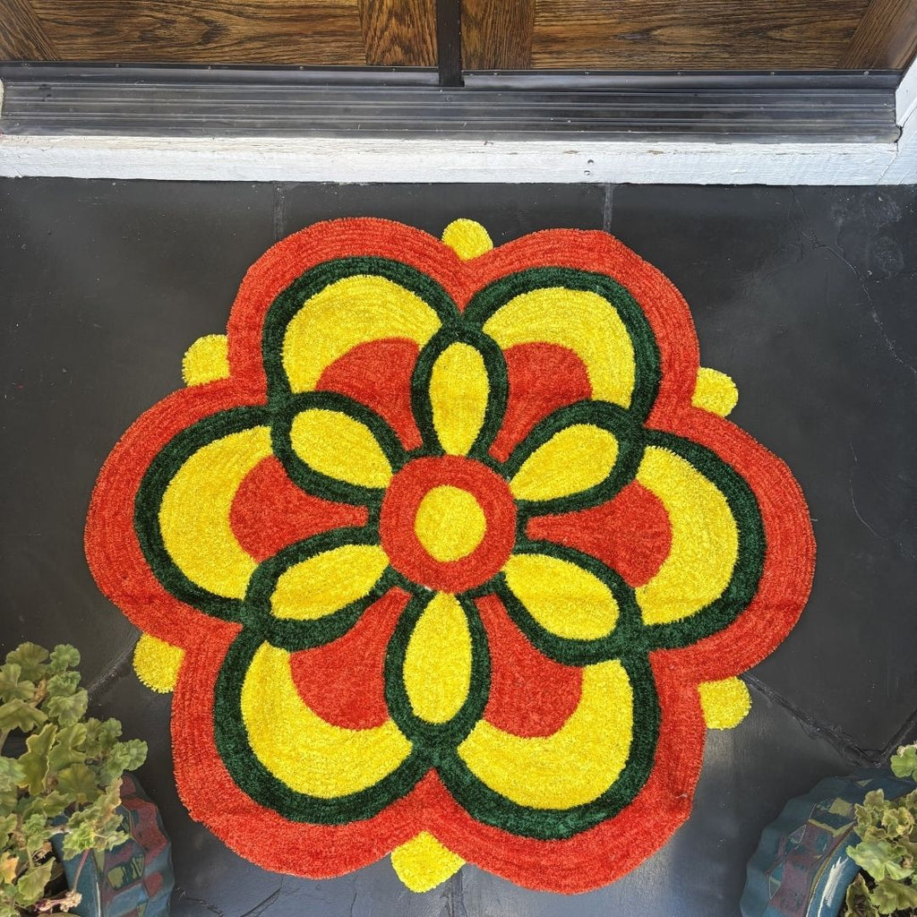 Rangoli Mat - Reusable Diwali Floor Decor, 3FT or 4FT