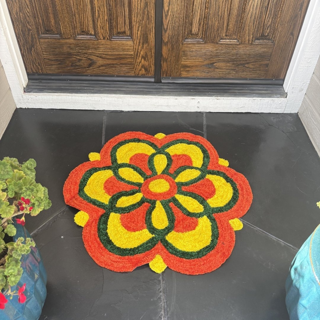Rangoli Mat - Reusable Diwali Floor Decor, 3FT or 4FT