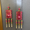 Shubh Labh Wall Hanging Set - Kundan and Pearl Tassels