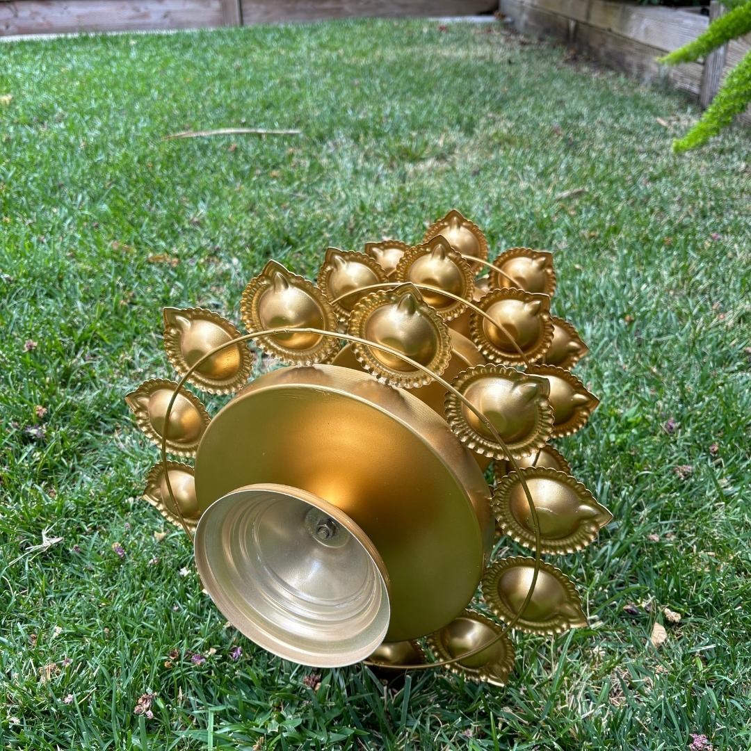 Three Layer Diya Urli - 30 Candle Holders