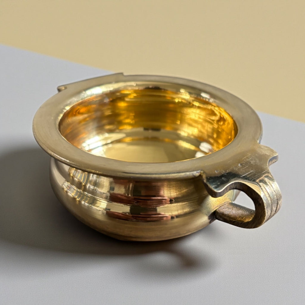 Set of 5 Brass Mini Urli - Prasad Bowl