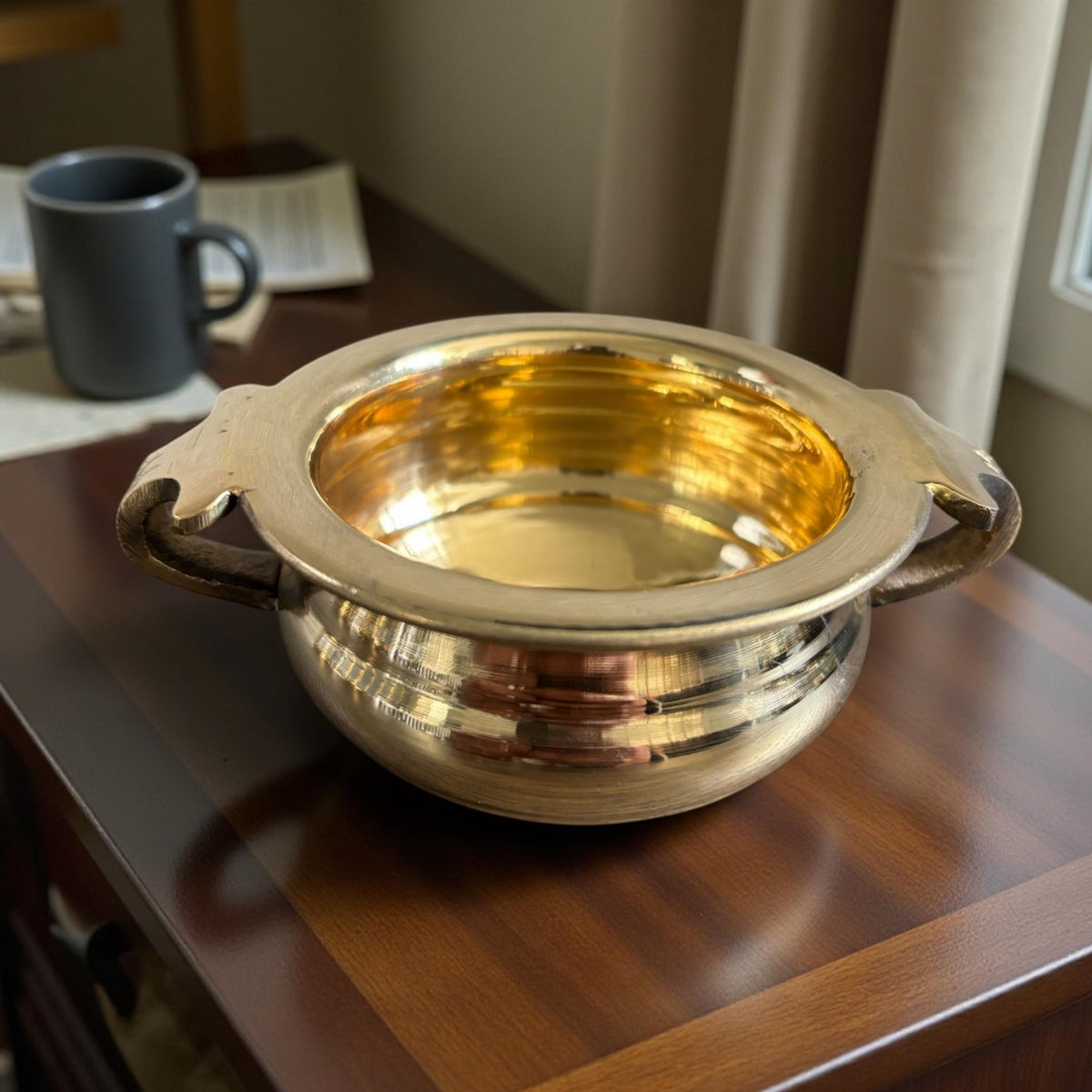 Set of 5 Brass Mini Urli - Prasad Bowl