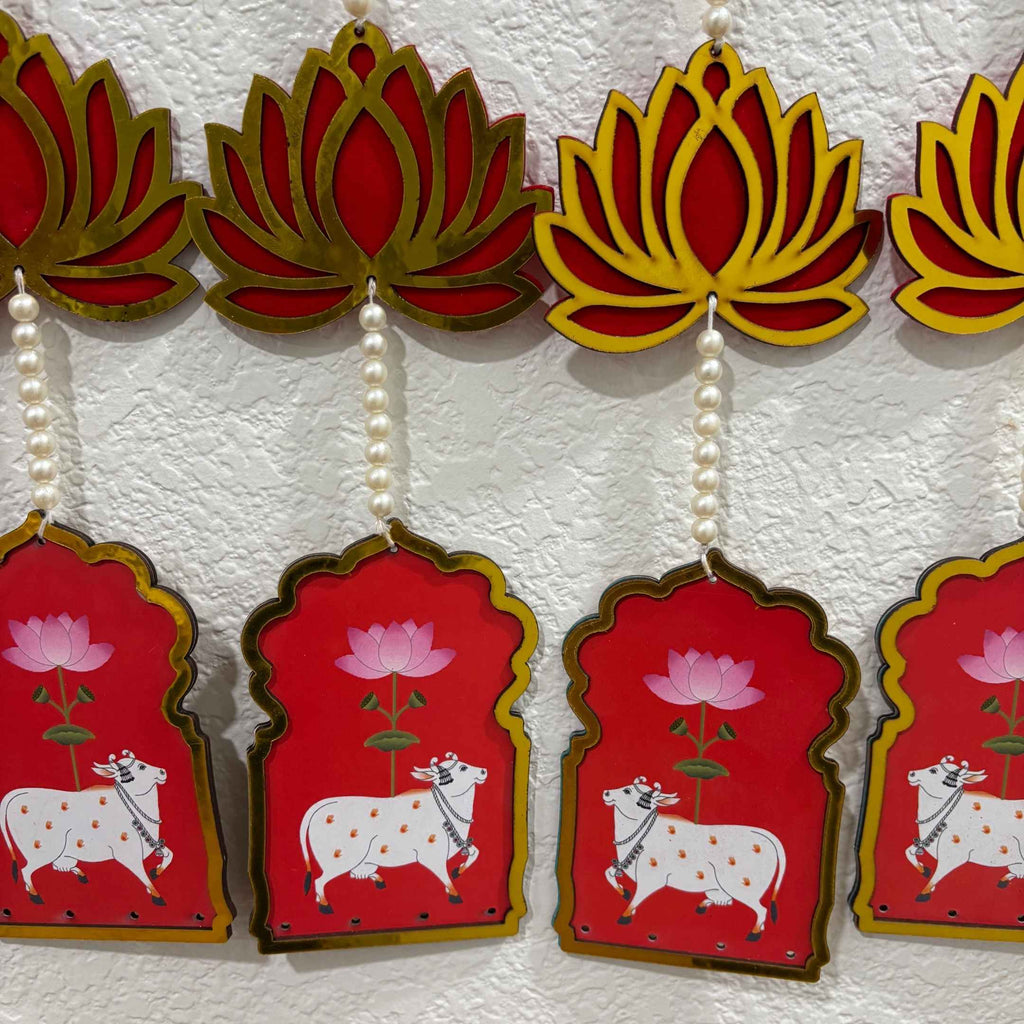 Pichwai, Elephant and Jharokha Wall Hangings - Set of 6, 2FT