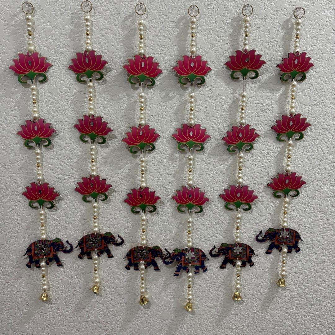 Pichwai, Elephant and Jharokha Wall Hangings - Set of 6, 2FT